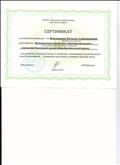 Сертификат о подготовке участников муниципального этапа Всероссийской олимпиады школьников, занявших призовые места, 2013г.